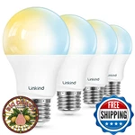 Linkind Smart Bulbs, Soft White To Daylight Tunable (2700K-6500K), Alexa. Fixed Price $32.98.