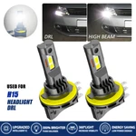 2X H15 Led Headlight Bulbs High Beam Drl For Volkswagen Tiguan 2012-2017 Bright. Fixed Price $33.29.