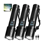 3 Pack Rechargeable Flashlights High Lumens, 99,000 Supe... Fast Usa Ship. Fixed Price $57.48.