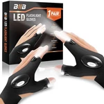 Biib Fathers Day Dad Gifts From Daughter Son Wife, Led Flashlight Gloves Gift.... Fixed Price $23.84.