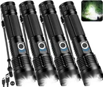 Kmivo Flashlights Rechargeable Led High Lumens - 4 Pack 90,000LM Super Bright. Fixed Price $68.95.