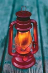 Stansport 12" Hurricane Lantern (red) Kerosene Camping Lamp. Fixed Price $23.90.