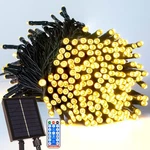 Resnice Solar String Lights For Outside High Bright 66FT 200 Led, Warm White. Fixed Price $28.88.
