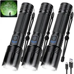 Eclinco Rechargeable Flashlights 3 Pack - 990,000 Lumens Super Bright Led. Fixed Price $70.07.