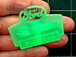 Cool Ford Badge Michigan Mustang Falcon Galaxie Lincoln Continental Worlds Fair. Fixed Price $19.00.
