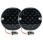 Zytc 3 1/4" Led Turn Signals Flat Pc Lens Style Rear 1156 Red Signal.... Fixed Price $53.55.