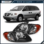 Eccpp Headlights For Dodge Caravan Chrysler Town&country Voyager 2001-2007 Pair. Fixed Price $69.99.