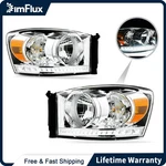 Dimflux Led Drl Headlights For 06-08 Dodge Ram 1500 2500 3500 Chrome Housing. Fixed Price $109.99.