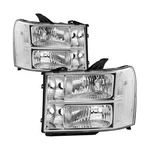 Apsve Headlights Assembly For 07-13 Gmc Sierra 1500, 07-14 2500HD .... Fixed Price $126.32.
