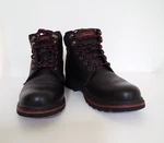 Diehard Brooks Men Soft Toe Work Boots Black Leather Oil/ Slip Resistant Size 13. Fixed Price $32.50.