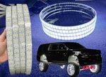 4 Pcs 17.5" Triple Row Treble Led Pure White Cold Solid Color Wheel Well Ligh.... Fixed Price $337.42.