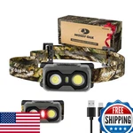 Mossy Oak 600 Lumens Rechargeable Led Headlamp, White/red Light. Fixed Price $34.99.