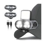 2 Pack Led Hat Clip Lights, 900LM Dimmable Rechargeable Cap Fla... Usa Fast Ship. Fixed Price $50.33.