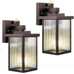 Hameso Dusk To Dawn Outdoor Lighting, Waterproof 10.6''-2 Pack, Bronze. Fixed Price $70.46.