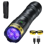 High Power Uv 395NM Flashlight Usb Rechargeable, Leds Ultraviolet Flashligh.... Fixed Price $38.46.