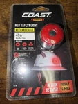 Coast SL1R Usb Rechargeable Safety Clip Red Light Multi-mode. Fixed Price $11.99.