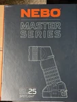 Nebo Master Series SL25 Rechargeable Spotlight With .25 Mile Beam. Fixed Price $40.00.