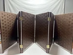 Red Lantern 2FT Folding Room Divider Woven Fiber Screen 6 Panel Dark Mocha. Fixed Price $42.50.