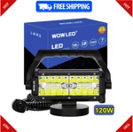 Wfpower 120W Portable Led Work Light,magnetic Base,waterproof Flood & Spot. Fixed Price $56.36.