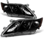Acanii - For 2007 2008 2009 Toyota Camry Black Housing Projector Headlights. Fixed Price $159.99.
