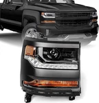 Headlight Assembly Compatible With Chevy Silverado 1500 2016 2017 2018 (hid/xeno. Fixed Price $209.45.
