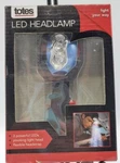 New Totes Powerful Leds, Pivoting Light Headlamp, Blue, GM0123TGS-400. Fixed Price $9.75.