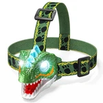 Kids Headlamp - Led Dinosaur With Adjustable Headband For Boys G.... Fixed Price $30.34.