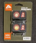 New Ozark Trail 500 Lumen 4-MODE Led Headlamp 2-PACK W/batteries. Fixed Price $5.99.