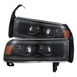 Alpharex Alpha-black Luxx Led Projector Headlights For 1999-2001 Dodge Ram 1500. Fixed Price $590.75.