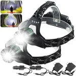 2PACK Zoom Super Bright Led Headlamp Rechargeable Tactical Light Torch. Fixed Price $27.95.