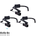Kunhe 3 Pack Ear-mounted Headlamps With Motion Sensor Lightweight Design And .... Fixed Price $22.17.