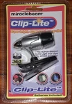 Miraclebeam Clip Lite - Batteries Included 360 Rotating New Silver. Fixed Price $14.99.