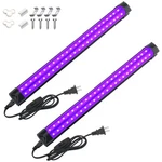 Bosite 10W 48 Led Black Light Bars 1FT 395-400NM Uv Pack,. Fixed Price $23.23.