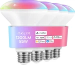 Foco Inteligente 1200LM BR30 Cambia Color Compatible Asistente Voz Wifi 4 Pack. Fixed Price $92.81.