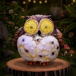 Solar Owl Lights Outdoor Garden Decor, Statue With Moving Led Eyes, IP65 Wate.... Fixed Price $31.67.