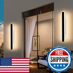 Daoseolo Pack Outdoor Porch Light 23.6INCH Modern Led Wall Sconce IP65. Fixed Price $147.11.