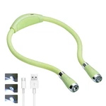 Tsingree Led Neck Book Light, Reading Usb-c Rechargeable, Hands Green. Fixed Price $22.99.