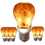 Himalayan Glow Salt Lamp Led Light Bulbs 60-WATT Equivalent, Warm Amber. Fixed Price $54.48.