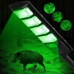 Hog Lights For Night Hunting, 12000LM Solar Green Pack, Black. Fixed Price $39.25.