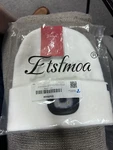 Etsfmoa Unisex White Beanie With Light. Fixed Price $18.00.