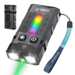 Boruit EV20L Rechargeable Small Edc Flashlight Green Beampocket Keychain. Fixed Price $59.22.