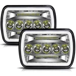 Unishine 5X7 7X6 Inch Headlights Sealed Beam H6054 Amber/w.... Fixed Price $64.59.