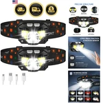 Headlamp Flashlight, Lumen Ultra-light Bright Led Rechargeable Headlight With.... Fixed Price $46.27.