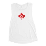 Gowesteh Gowesty Canada Flag Parody Vanagon Women's Muscle Tank Top Shirt. Fixed Price $27.00.