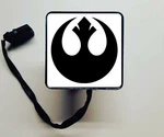 Star Wars Rebel Alliance Custom Designed Hitch Cover Led Brake Light. Fixed Price $23.90.