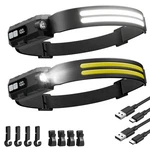Led Headlamp Rechargeable With Red Pack, 230 Wide Beam Lights F.... Fixed Price $36.47.