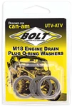 Bolt CAN-ALM18 M18X24 Aluminum Engine Drain Plug Washer Fits (5 Pack). Fixed Price $17.98.