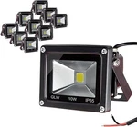 Led Flood Light 12V Dc Warm White Waterproof Outdoor 10W-10 Pack. Fixed Price $95.99.