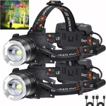 2 Pack Rechargeable Led Headlamp 99000 Lumen Super Bright Waterproof Adjustable*. Fixed Price $61.16.