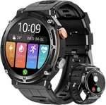 Smart Watch Men Tactical Calls Fitness Sleep Monitor Heart Rate Ios Android. Fixed Price $39.99.